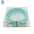 OM3 LC LC UPC Duplex MM LSZH Optical fiber Patch Cords for Network